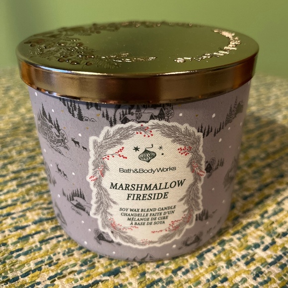 Bath & Body Works Other - Marshmallow fireside bath and body works coconut 3 wick candle